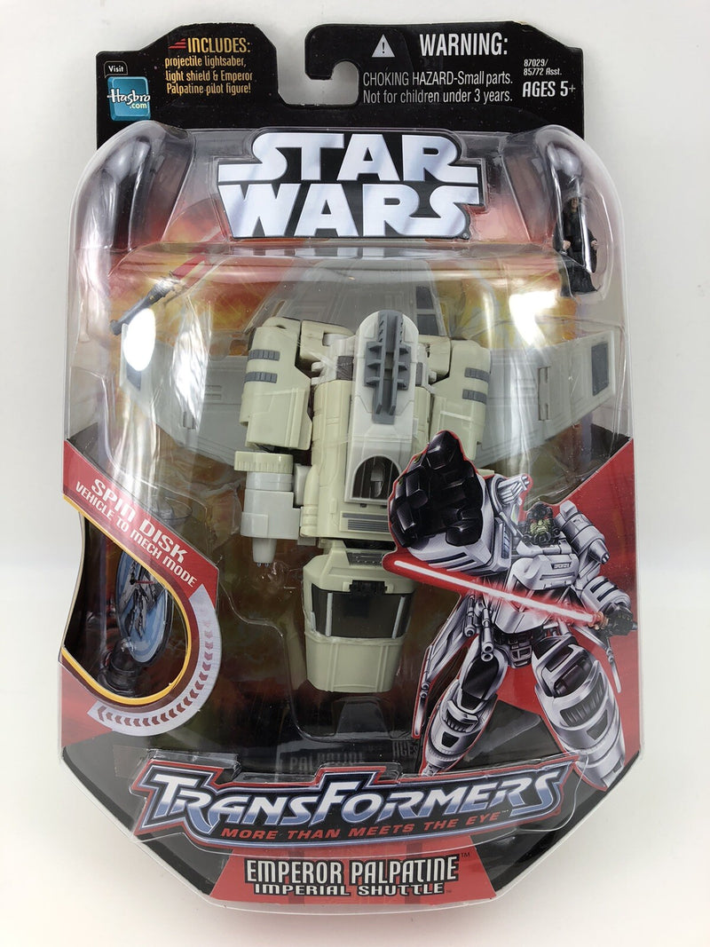 Star Wars Transformers Crossover Palpatine Imperial Shuttle 2006