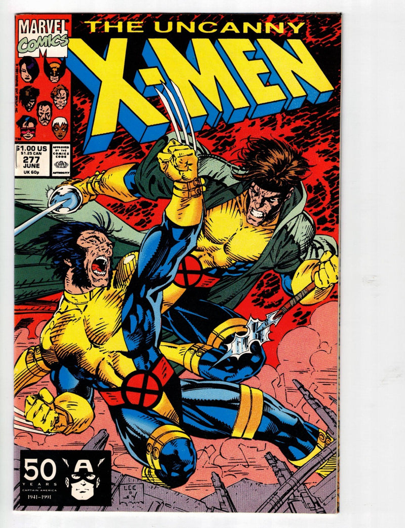 The Uncanny X-men #277 1991 Direct Edition