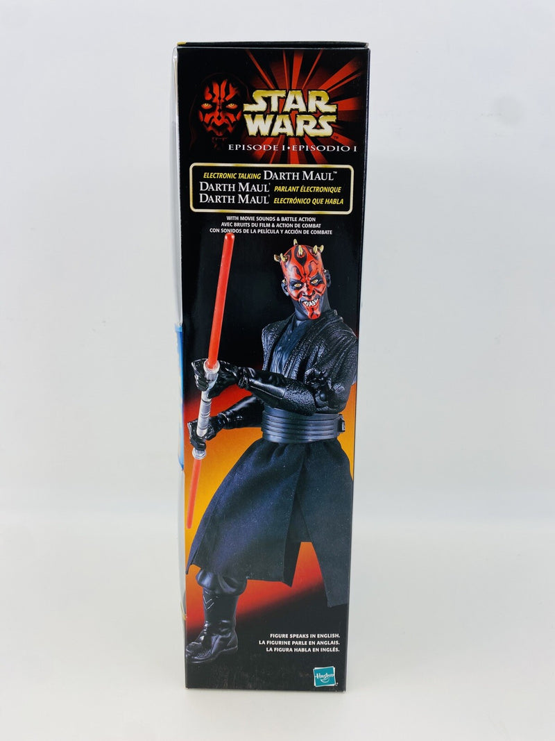 Darth Maul 1999 Electronic 12" STAR WARS Action Figure Talking CASE FRESH