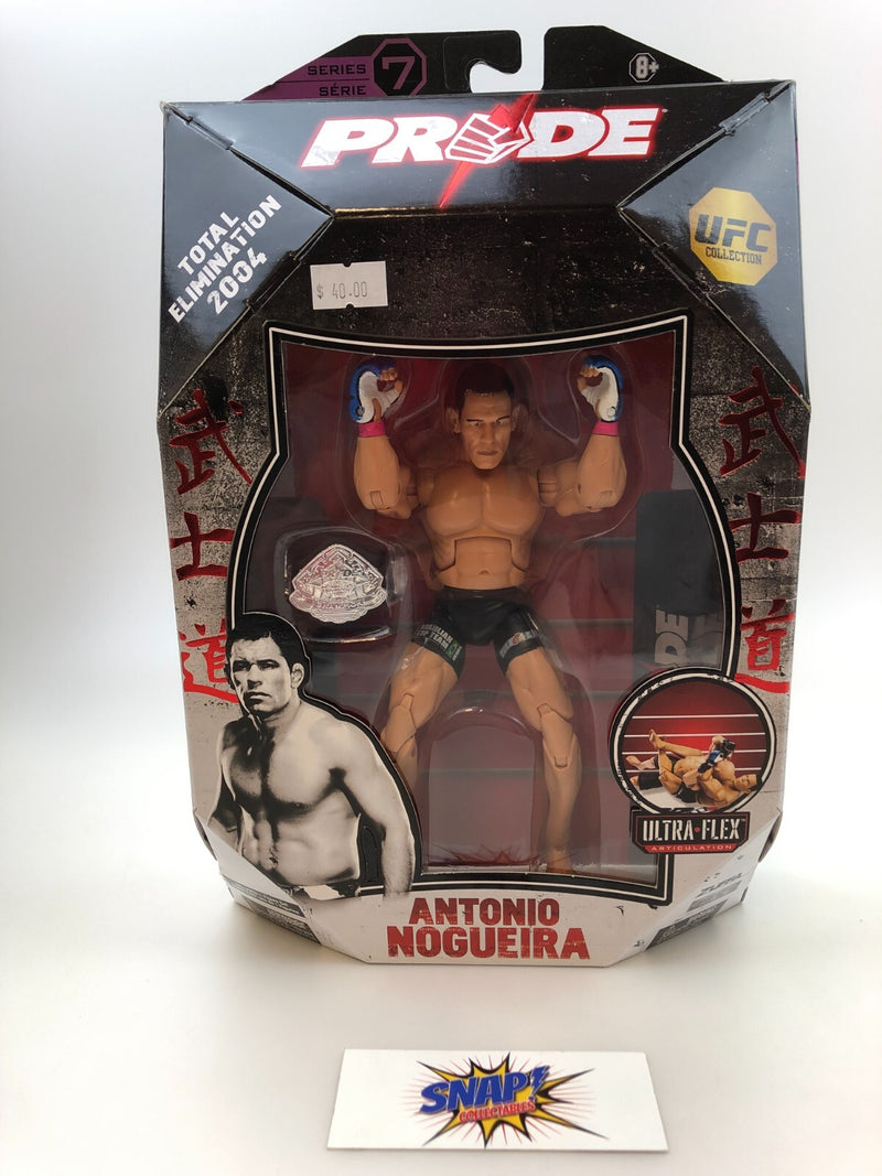 Antonio Nogueira Total Elimination Figure 2010 Jakk's Pacific Series 7 Sealed
