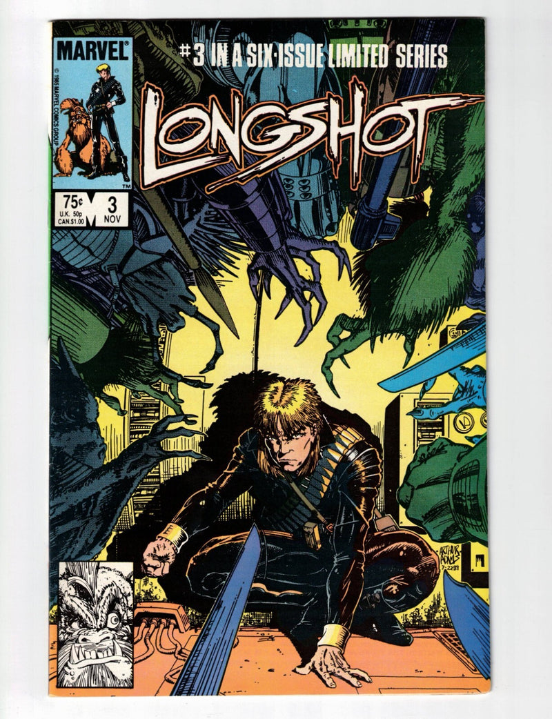Longshot #3 Direct Edition First Appearance of Mojo