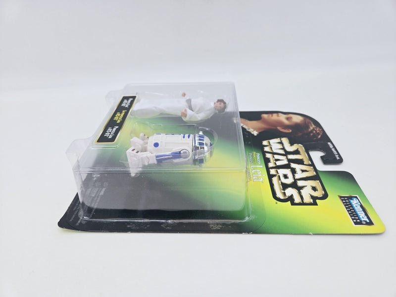 Star Wars Power of the Force Princess Leia and R2-D2 Action Figure MOC