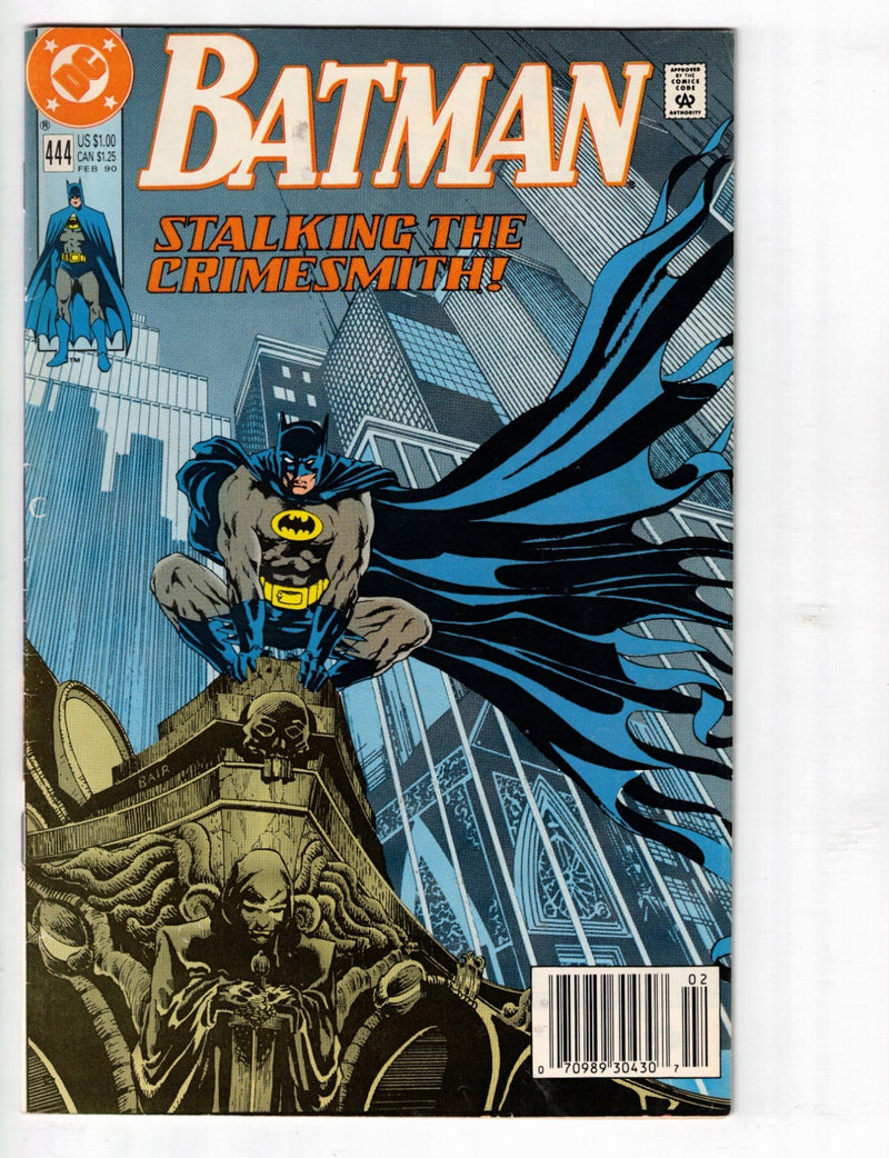 Batman #444 1990 Newsstand Variant