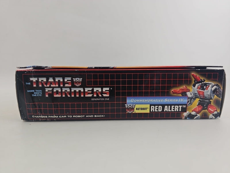 Transformers Commemorative Series IV Red Alert Box Only