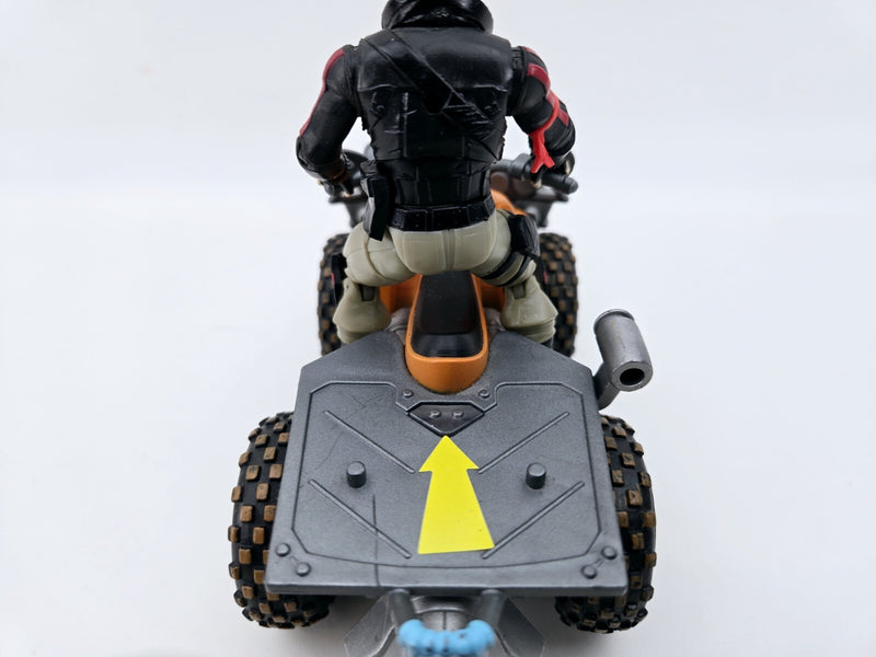 Fortnite Quadcrasher Vehicle w/ 4" Burnout Figure ~2019 Epic Games/Jazwares