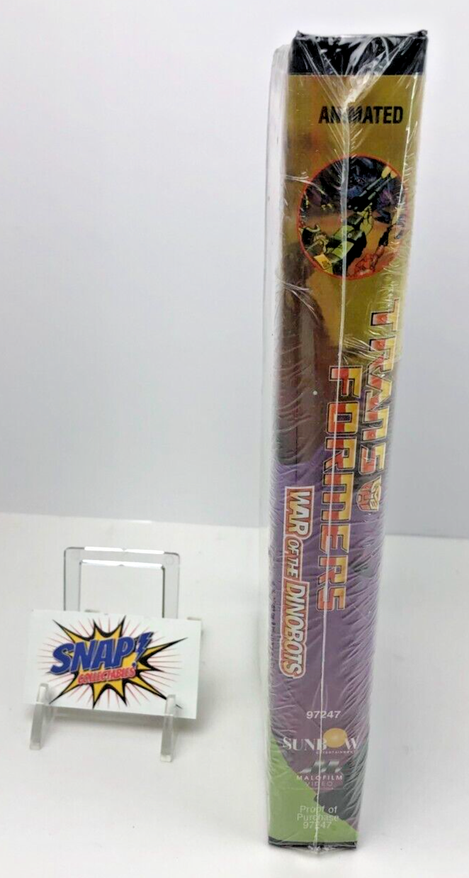 War of the Dinobots  - Transformers - 1998 Sunbow Entertainment - VHS See Photo