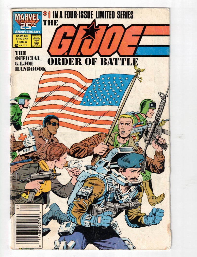 G.I. Joe Order of Battle #1 1986 Newsstand Variant