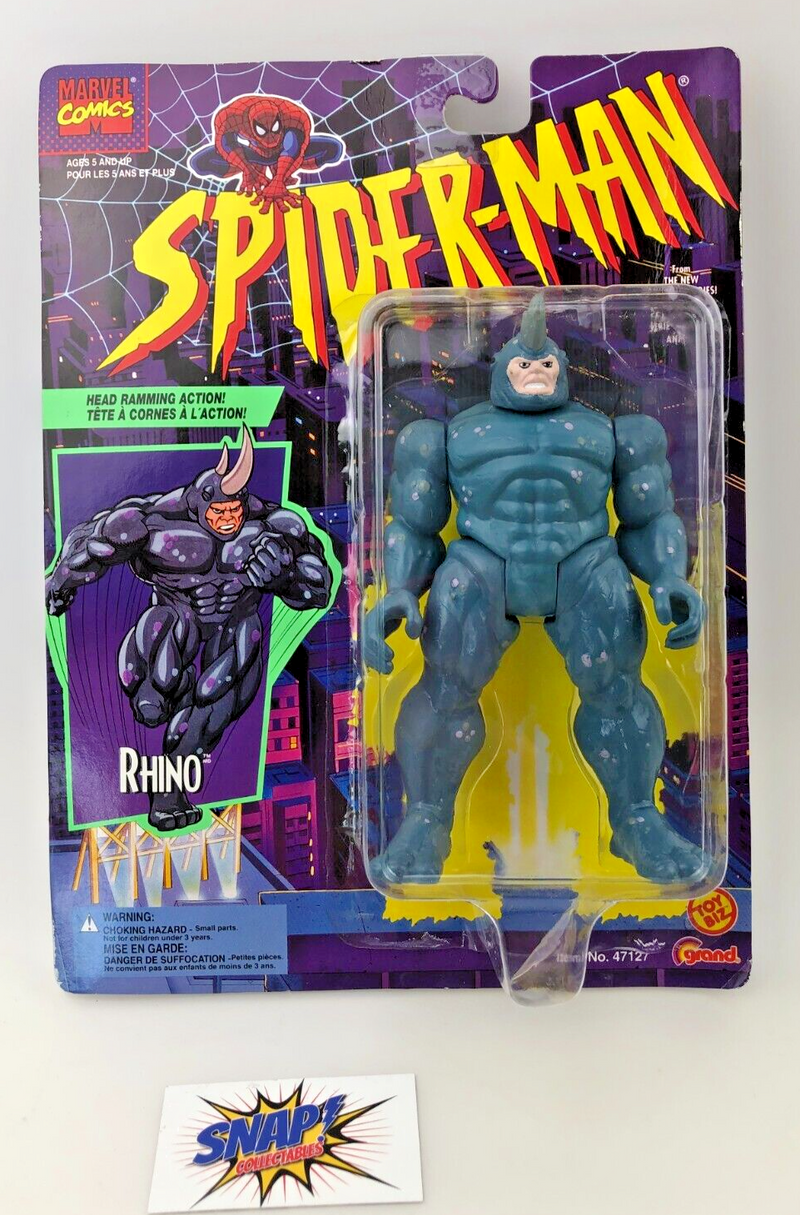 Rhino Spider-Man 1994 ToyBiz (See Photos and Description)