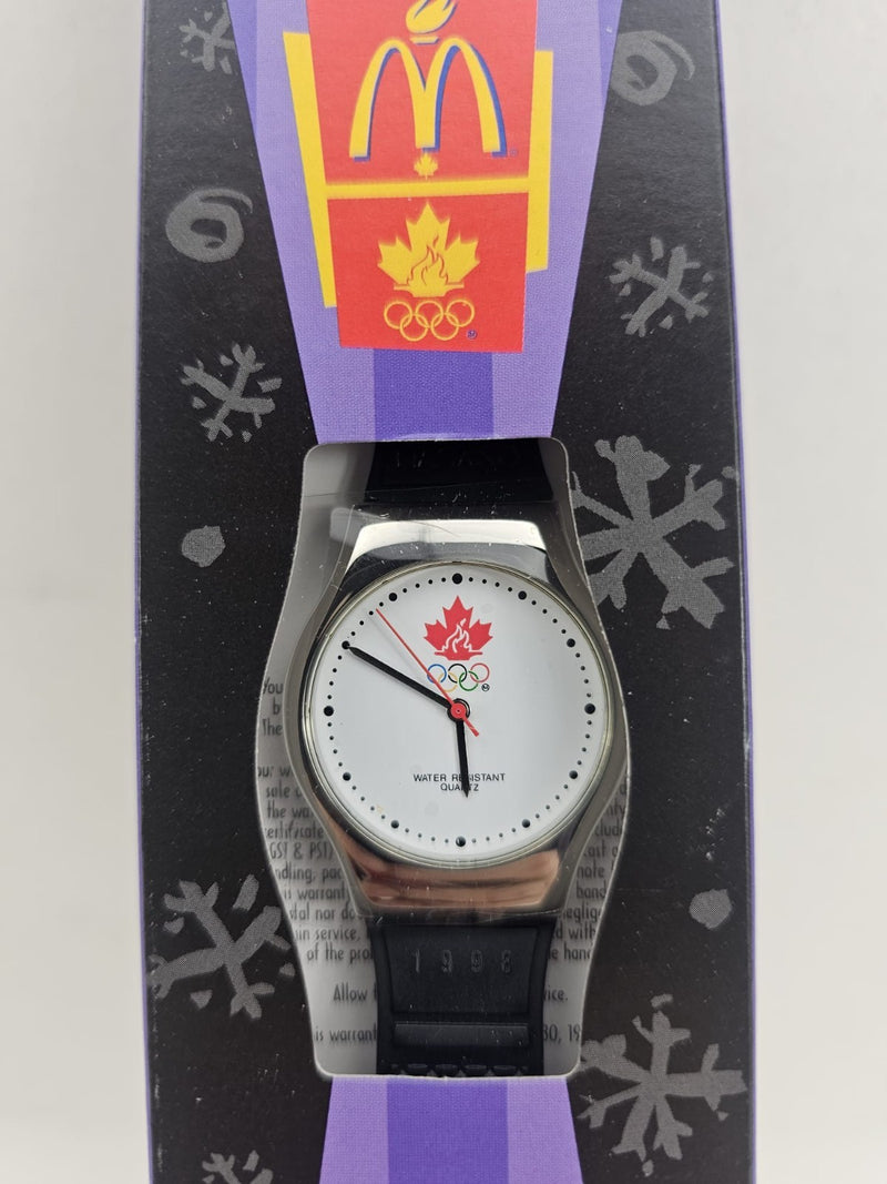 Limited Edition McDonald's Nagano 1998 Official Olympic Watch Black