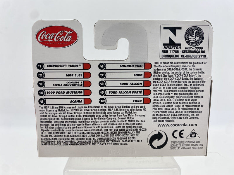 Matchbox Coca Cola Coke Scania Semi Truck #5 Mattel Wheels New in Box
