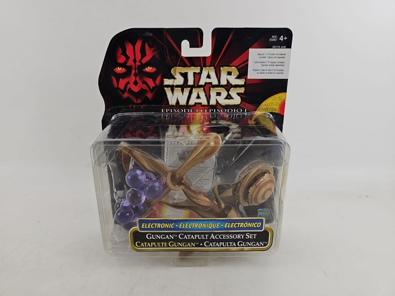 Star Wars Episode 1 Electronic Gungan Catapult The Phantom Menace Damage To Card