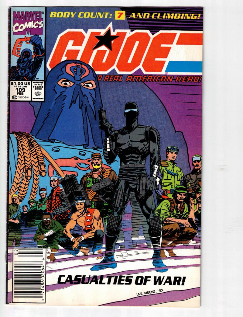 G.I. Joe A Real American Hero #109 Newsstand Variant