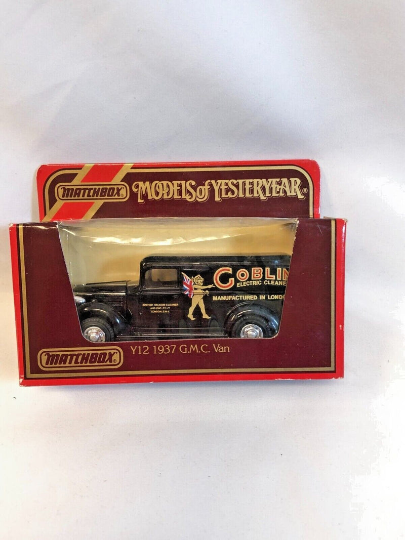 Y12 1937 G.M.C. Van - Matchbox - Models of Yesteryear - 1978 Matchbox