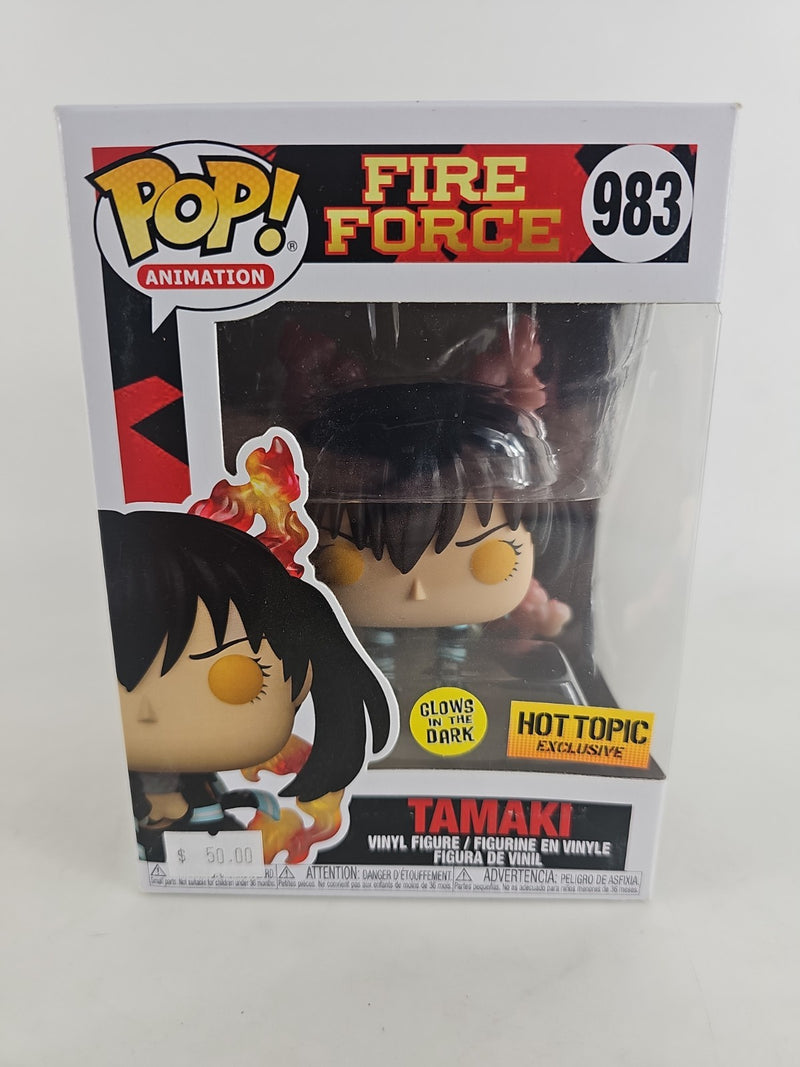 Tamaki Funko Pop #983 - Anime Fire Force Glow in the Dark GITD Hot Topic Excl.