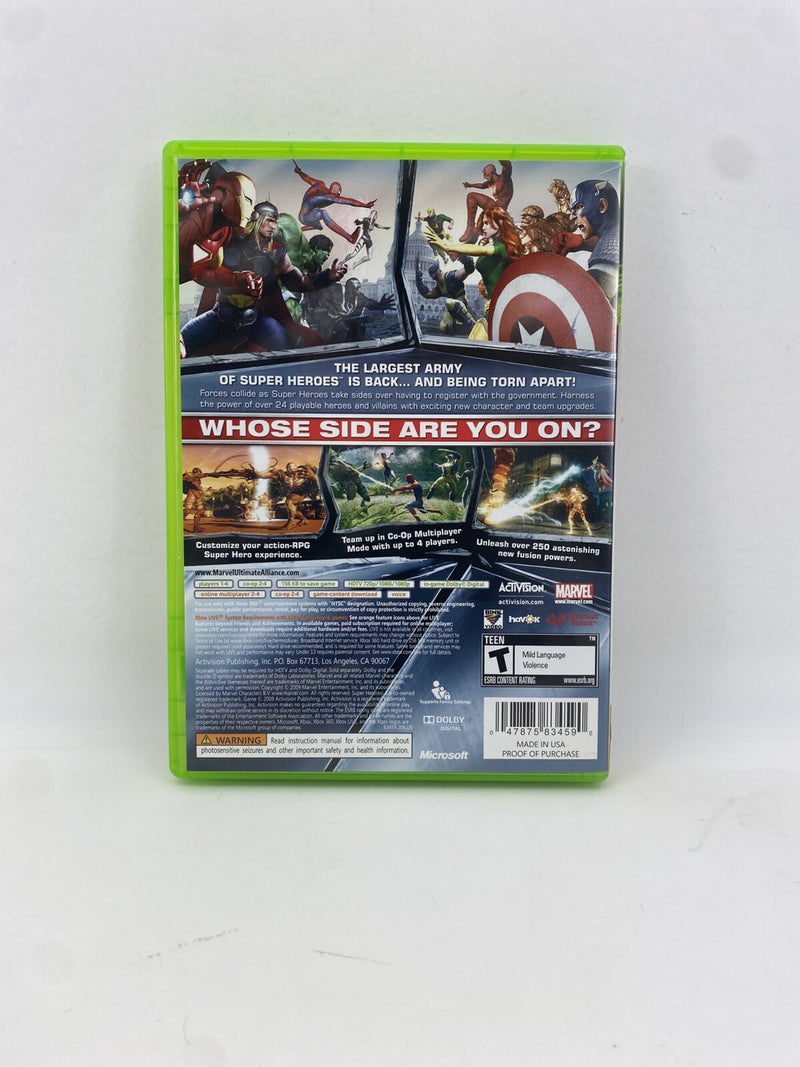 Xbox 360 Marvel Ultimate Alliance 2