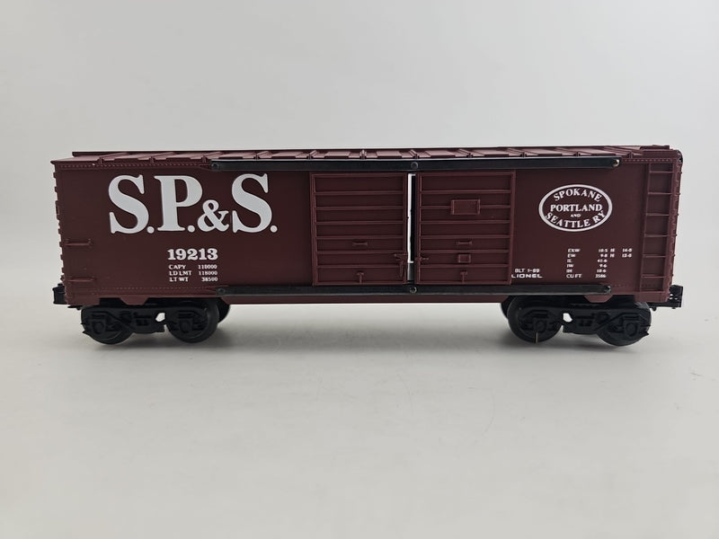 Lionel O Gauge Spokane, Portland And Seattle Railway Double Door Boxcar #19213