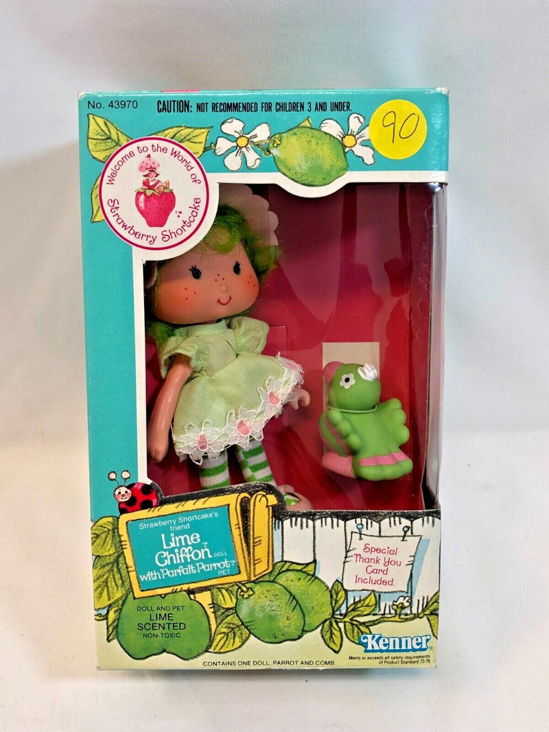 Lime Chiffon Doll - Strawberry Shortcake - Open Box - 1982 Kenner 43970