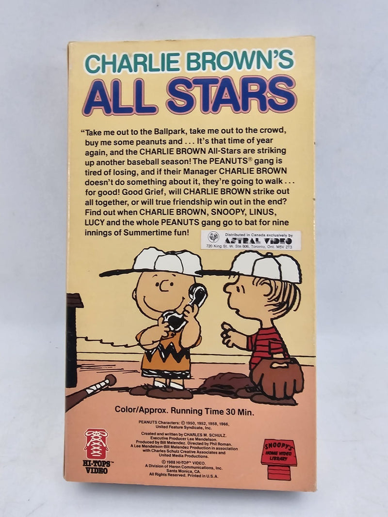 Peanuts Charlie Brown lot of 4 VHS VINTAGE