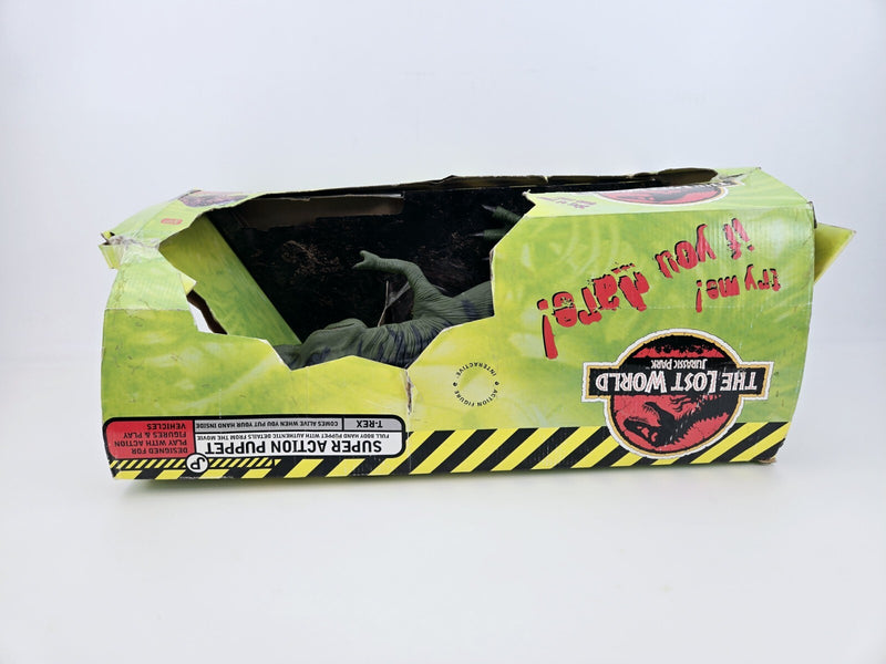 The Lost World Jurassic Park T-Rex Super Action Full Body Puppet 1997 With Box