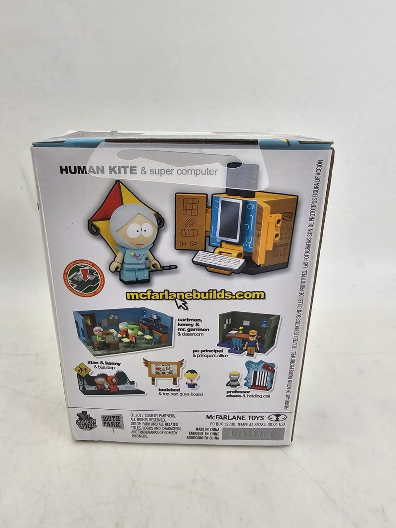 NEW McFarlane Toys South Park Human Kite & Super Computer Micro Construction Set