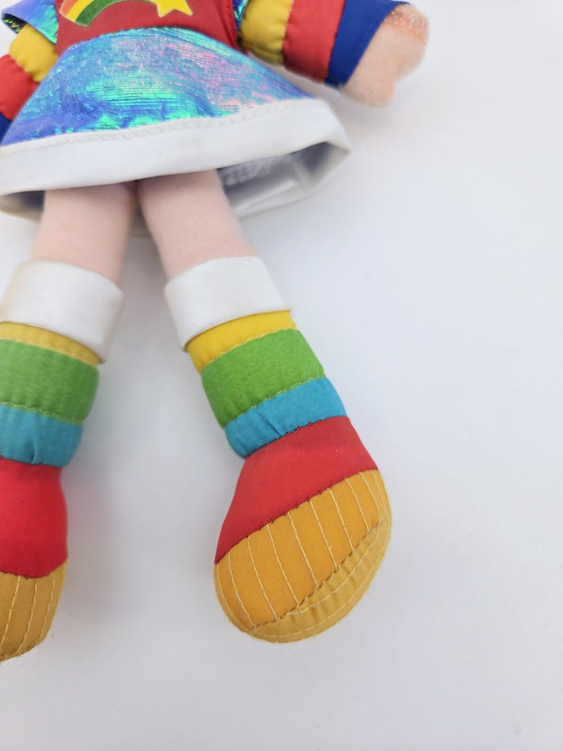 Vintage 1983 RAINBOW BRITE Large 10 Inch Rainbow Brite  Plush Doll CLEAN MINTY