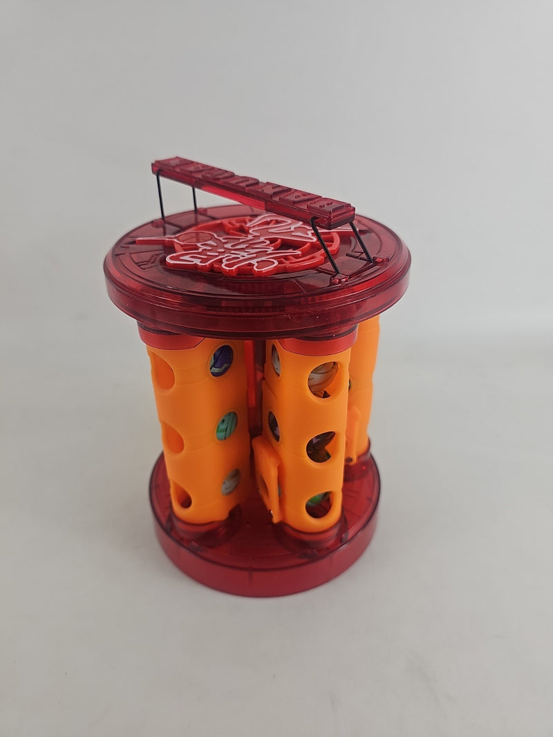 Bakugan Bakurack Spinning Carrying With 5 Orange Clips And 15 Bakugan