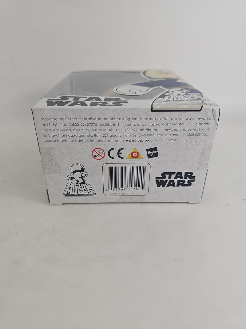 Star Wars Mighty Muggs Han Solo Hoth Gear by Hasbro 2008 in Band NEW Sealed Box!