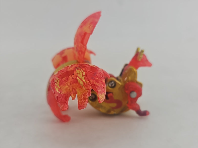 Bakugan Evolutions Black Darkus Wrath & Elemental Red Pyrus True Metal