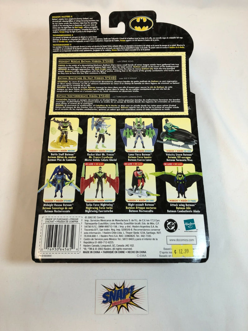 Midnight Rescue Batman - Mission Masters - Mission 5724GC - 2002 Hasbro 64565