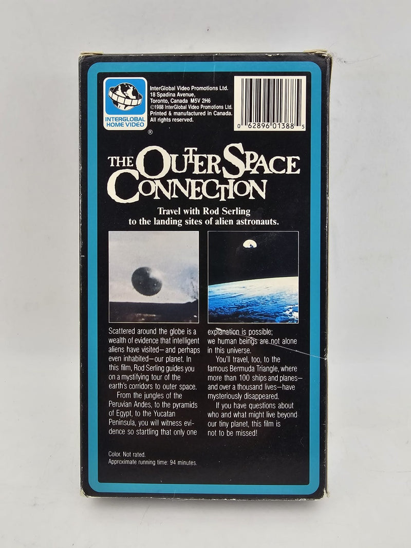 Rod Serling set of 2 VHS Vintage-Encounter w/ the Unknown-Outer Space Connection