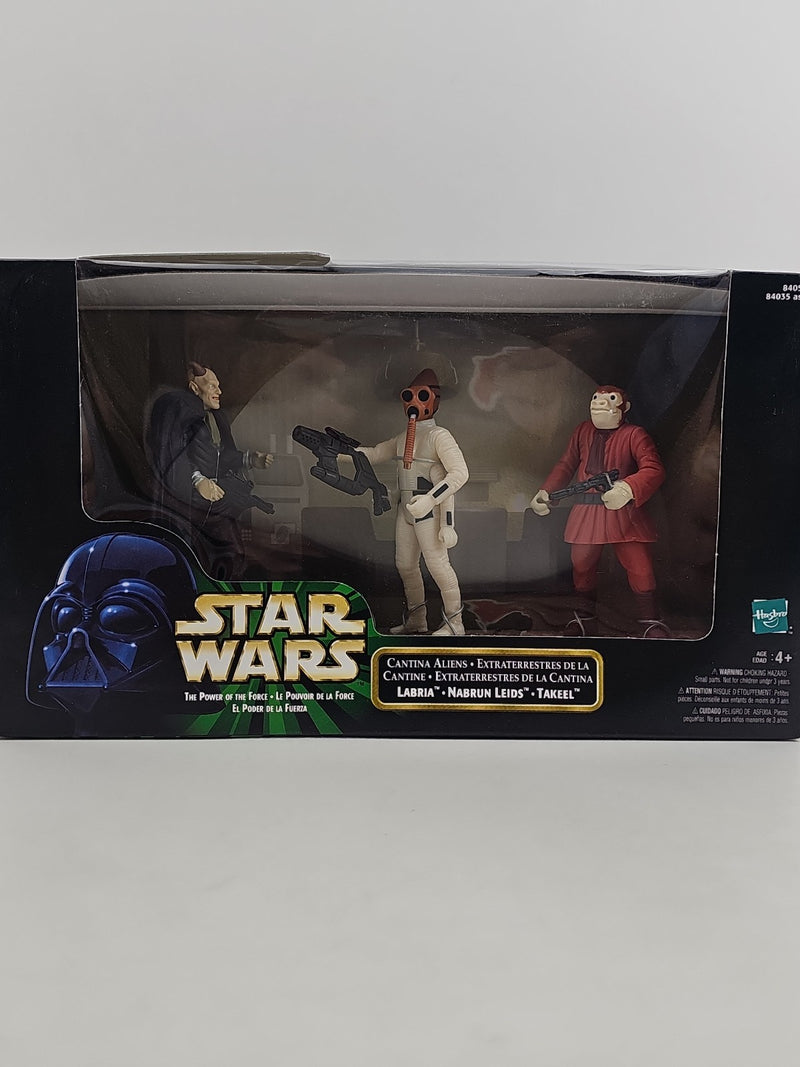 Star Wars Power of the Force POTF Green Card Figure Pack Cantina Aliens Labri