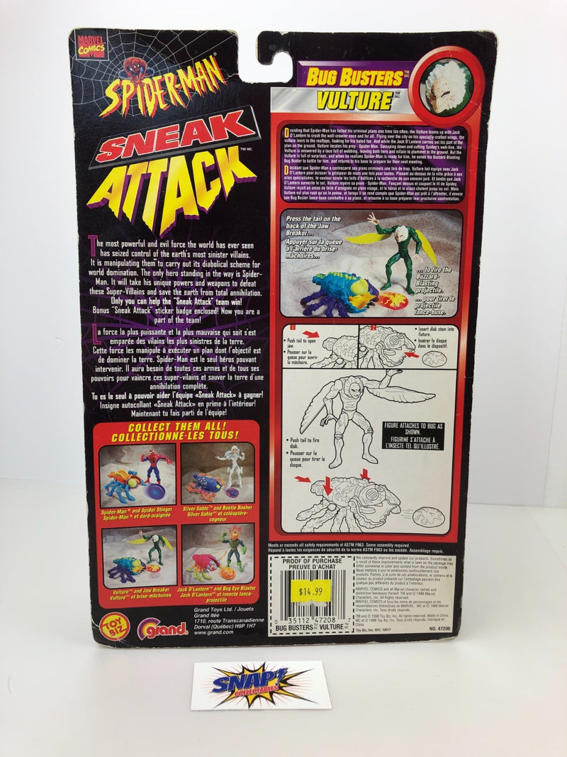 Vulture and Jaw Breaker - Spider-Man - Sneak Attack - 1998 - Toy Biz