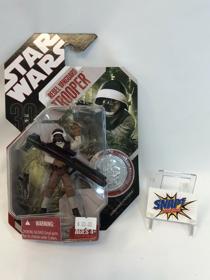 Rebel Vanguard Trooper - Star Wars 30th Anniversary - Action Figure w/Coin