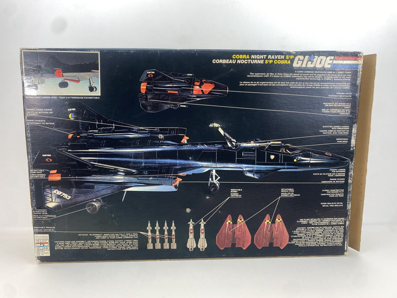 Night Raven 1986 G.I. JOE COBRA  Original 100% COMPLETE Canadian Box  Fridge Off