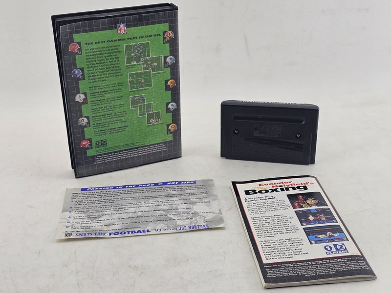 Sports Talk Football '93 (Sega Genesis, 1992) CIB