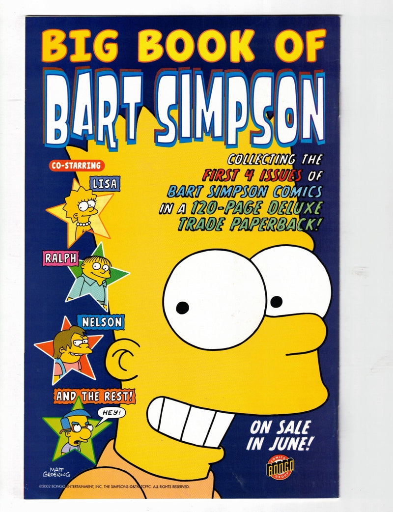 The Simpsons #71 2002 Newsstand Variant