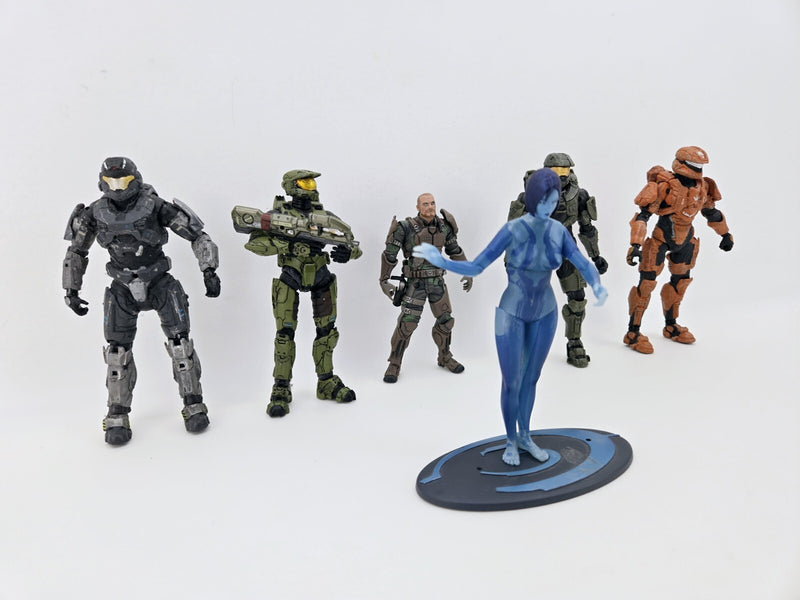 HALO MCFARLANE BULK LOT OF 7 FIGURES NICE !