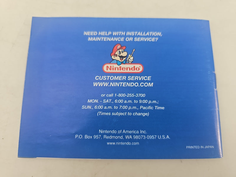 Metroid Fusion (Nintendo Gameboy Advance) Manual Instruction Booklet ONLY
