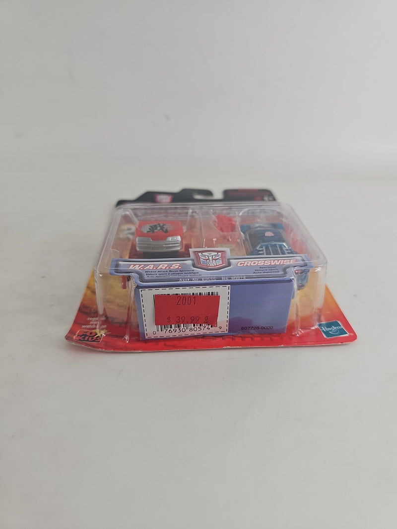 Hasbro Transformers 2 Pack Hot Crossfire& W.A.R.S. 2001 MOC