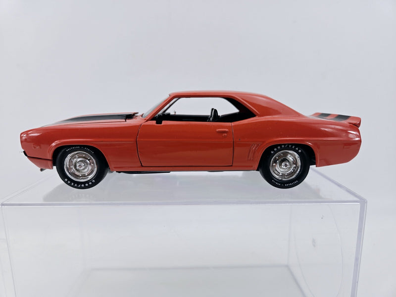 Classic Metal Works Camaro Z28 Orange W/ Stripes 1:24 Scale Die Cast Car