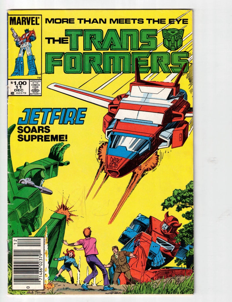 Transformers #11 1985 Canadian Price Variant 1st App Jetfire