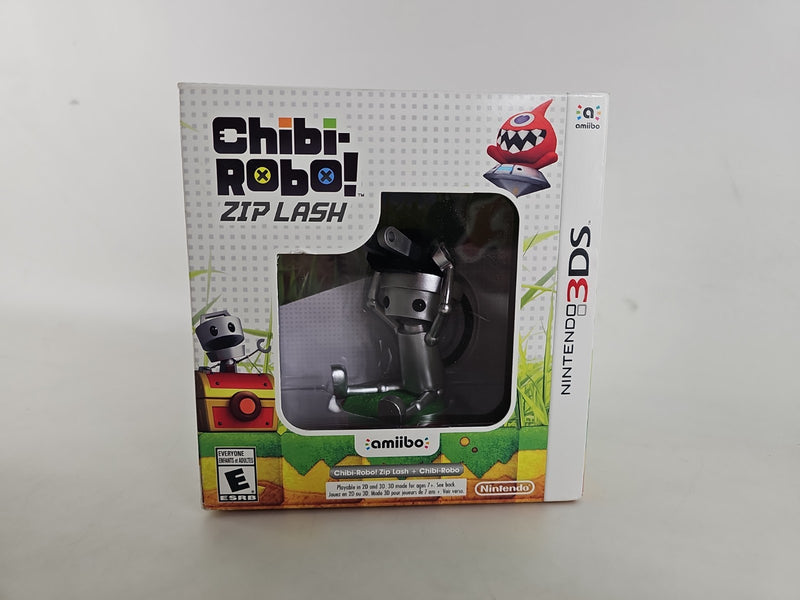 Nintendo 3DS Chibi-Robo Zip Lash Box Set W/ Chibi-Robo Amiibo NEW