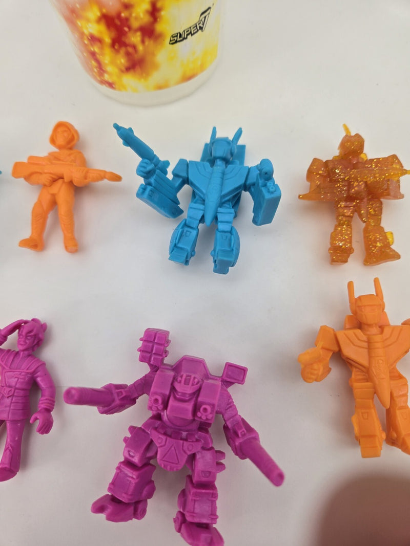 ReAction Robotech M.U.S.C.L.E. Muscle Trash Can Super 7 NEW Wave 1