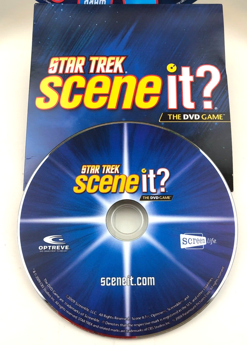 Star Trek Scene It The DVD Trivia Game 2009 Screen Life Open Box