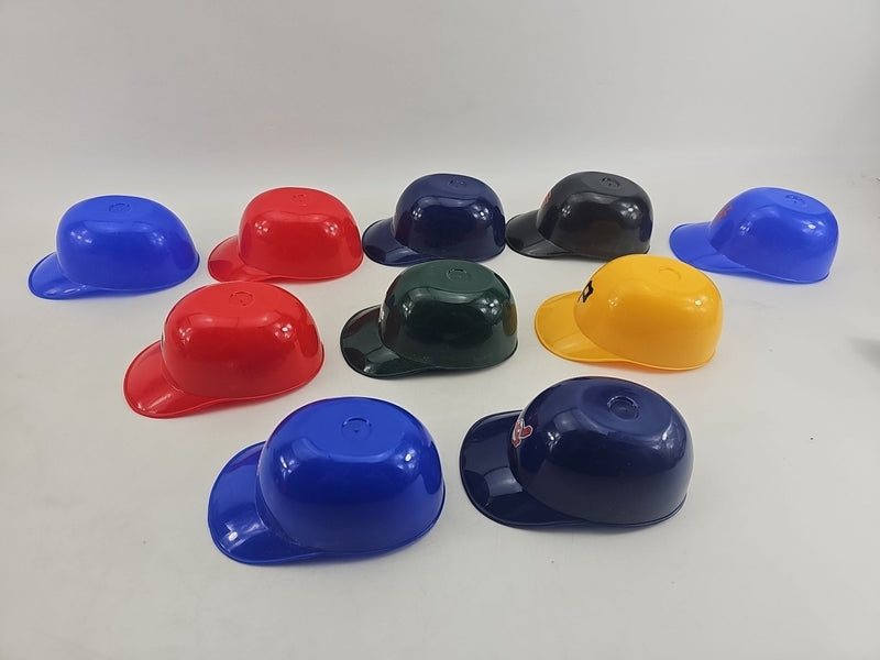 Set Of 10 MLB Mini Batting Helmets