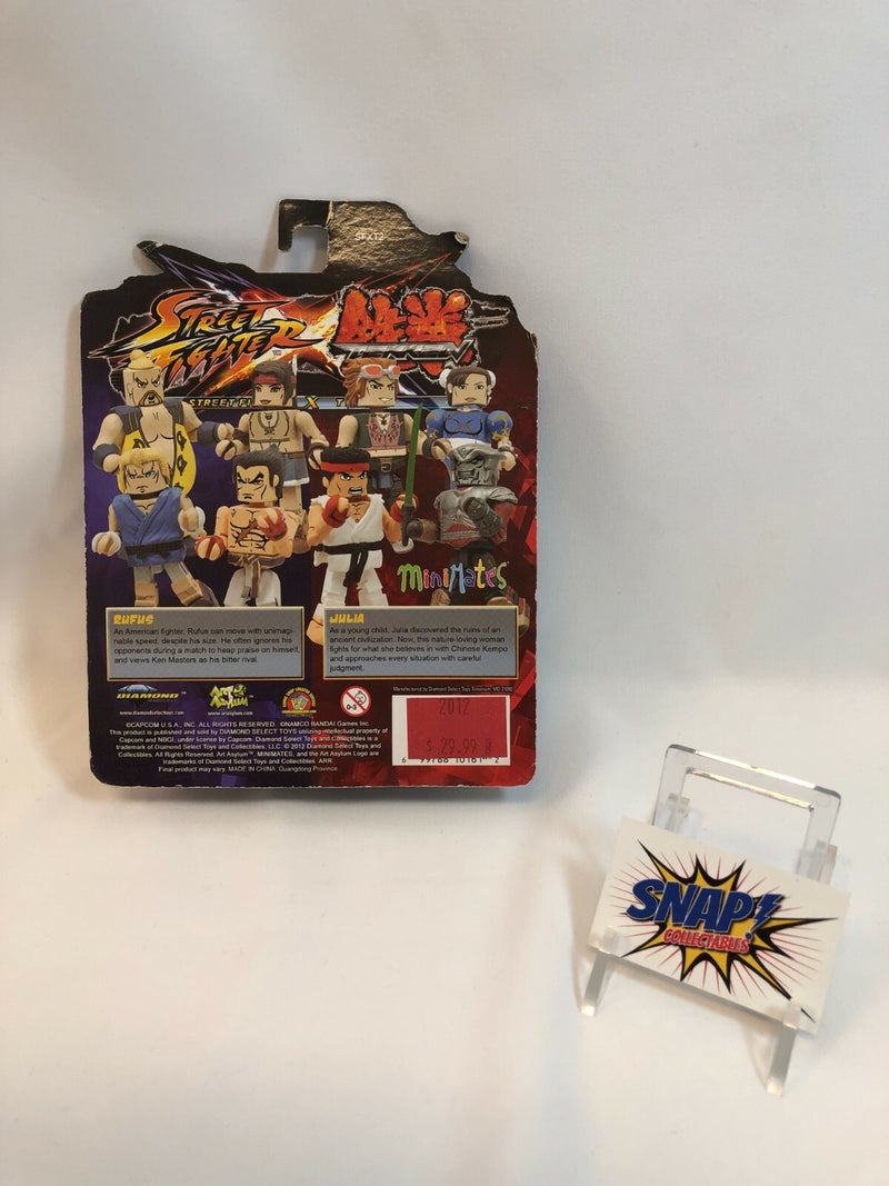 Rufus Vs. Julia - Street Fighter VS. Tekken - Minimates