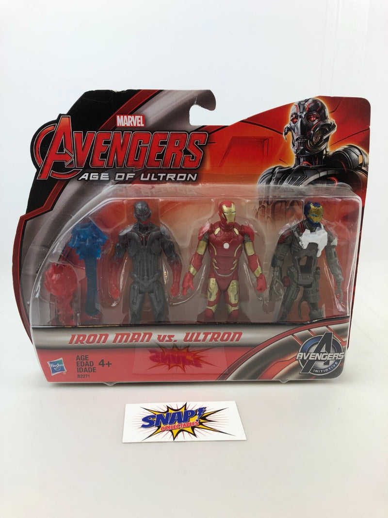 Iron Man vs. Ultron - Marvel Avengers Age of Ultron - 2015 Hasbro (see photos)