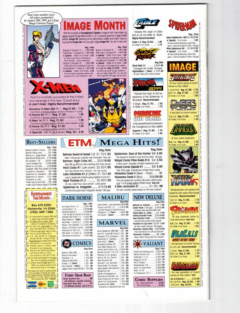 Spawn #3 Direct Edition "92