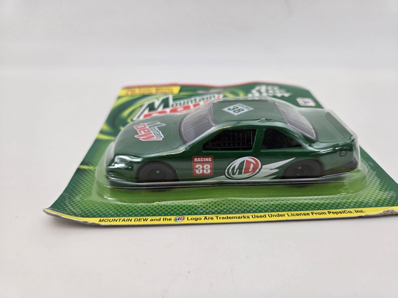 Mountain Dew Racing 38 Race Car GOLDEN WHEEL DIECAST Metal Plastic do the dew