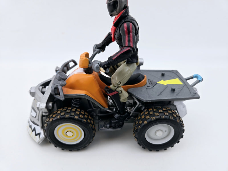 Fortnite Quadcrasher Vehicle w/ 4" Burnout Figure ~2019 Epic Games/Jazwares